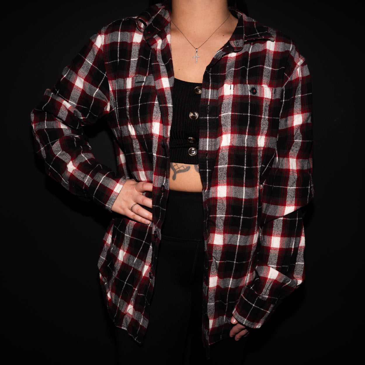 Sparkly Ohio State Flannel