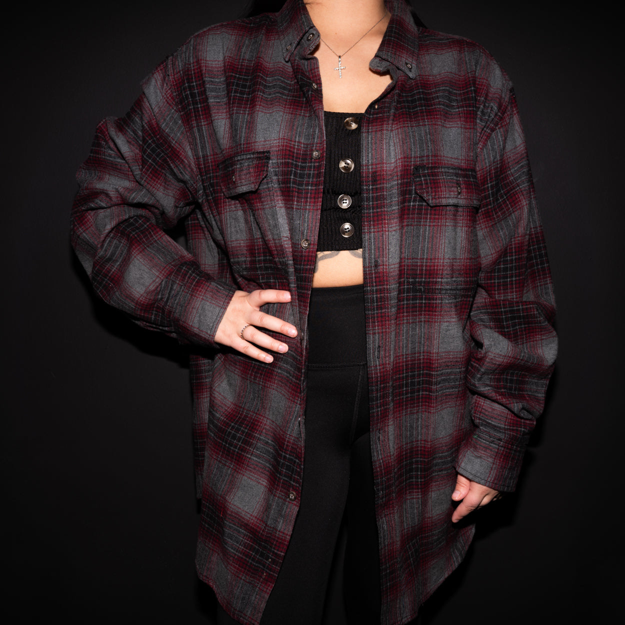 Metallic Buckeyes Flannel