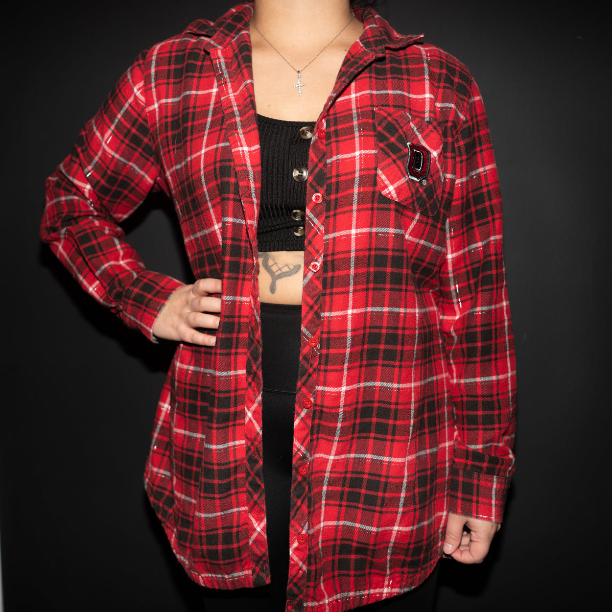 OSU Football Sparkle Flannel