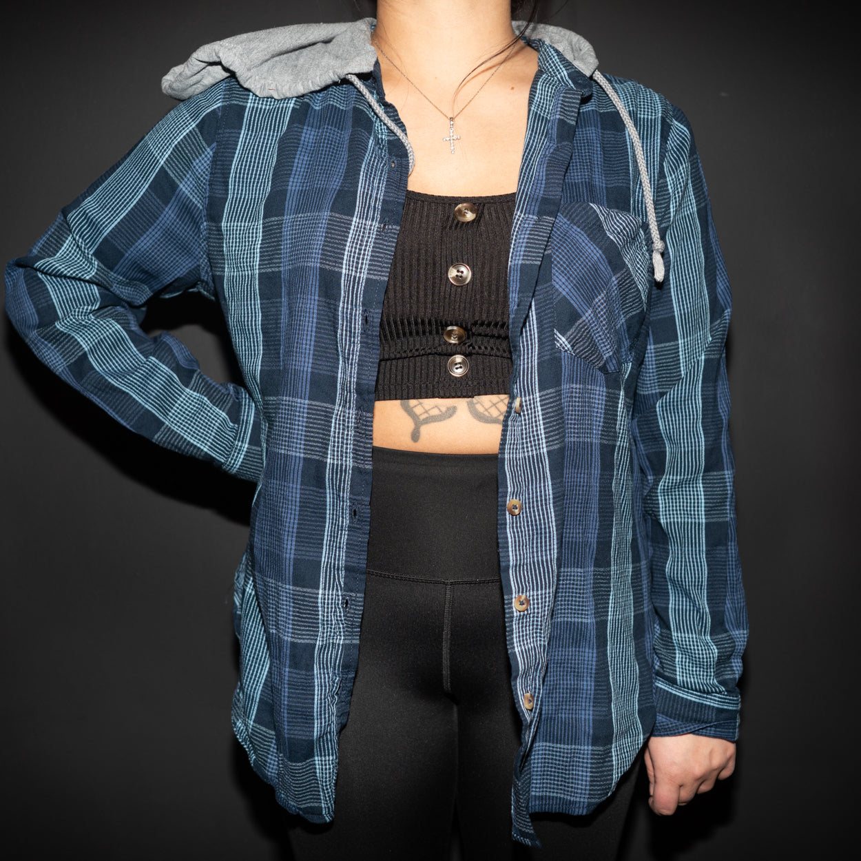 Hooded CLE Baseball Flannel