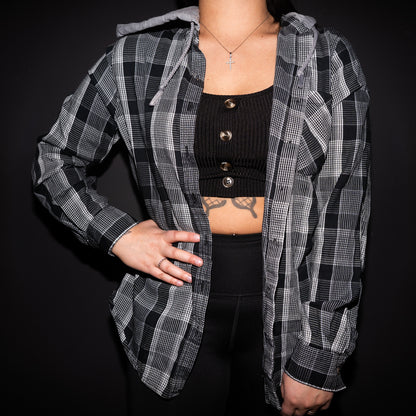 Block O hooded Flannel