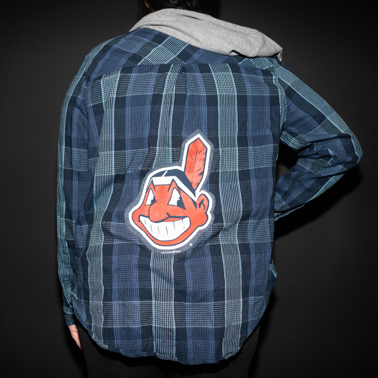 Hooded CLE Baseball Flannel
